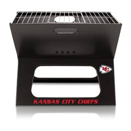 Kansas City Chiefs Portable Folding Charcoal BBQ Grill