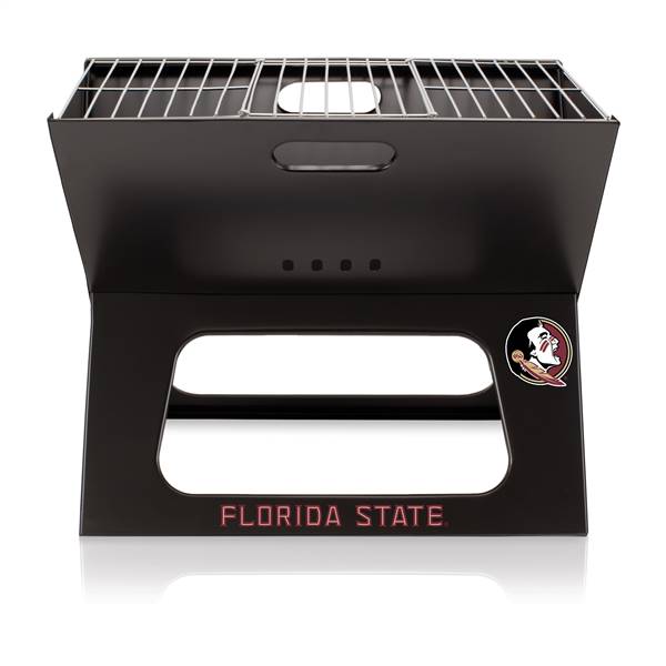 Florida State Seminoles Portable Folding Charcoal BBQ Grill