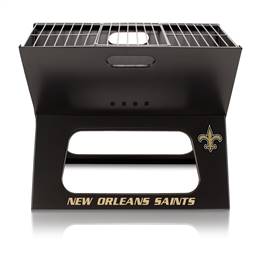 New Orleans Saints Portable Folding Charcoal BBQ Grill
