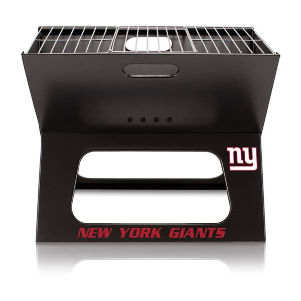 New York Giants Portable Folding Charcoal BBQ Grill