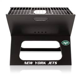 New York Jets Portable Folding Charcoal BBQ Grill