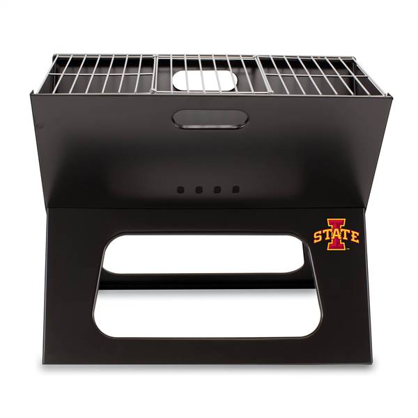 Iowa State Cyclones Portable Folding Charcoal BBQ Grill