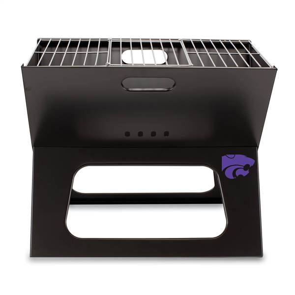 Kansas State Wildcats Portable Folding Charcoal BBQ Grill
