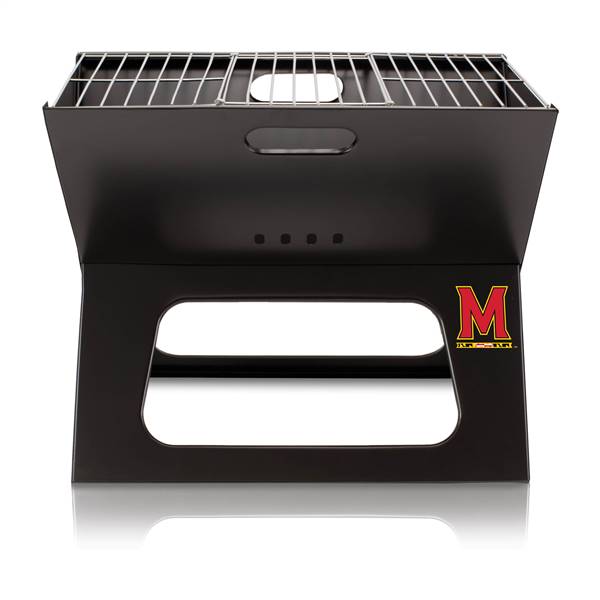 Maryland Terrapins Portable Folding Charcoal BBQ Grill