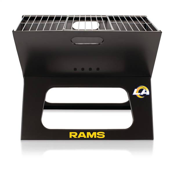 Los Angeles Rams Portable Folding Charcoal BBQ Grill