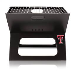 Texas Tech Red Raiders Portable Folding Charcoal BBQ Grill