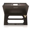 Vanderbilt Commodores Portable Folding Charcoal BBQ Grill