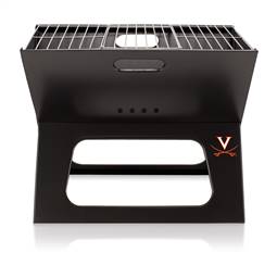 Virginia Cavaliers Portable Folding Charcoal BBQ Grill