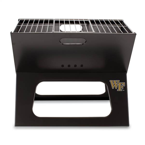 Wake Forest Demon Deacons Portable Folding Charcoal BBQ Grill