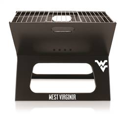 West Virginia Mountaineers Portable Folding Charcoal BBQ Grill