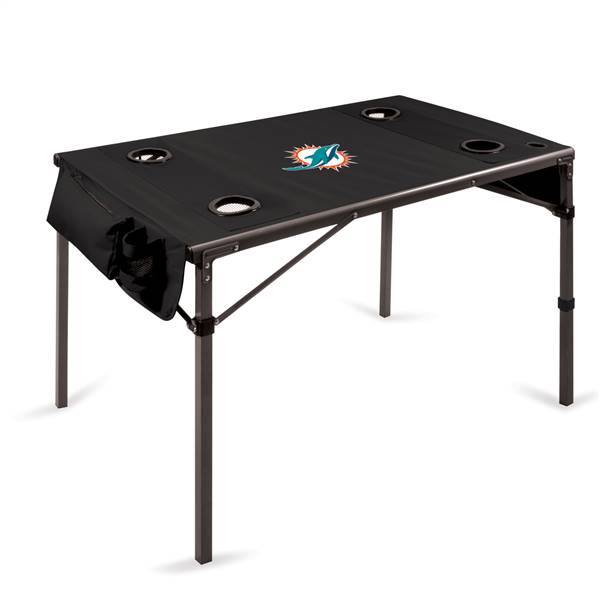 Miami Dolphins Portable Folding Travel Table