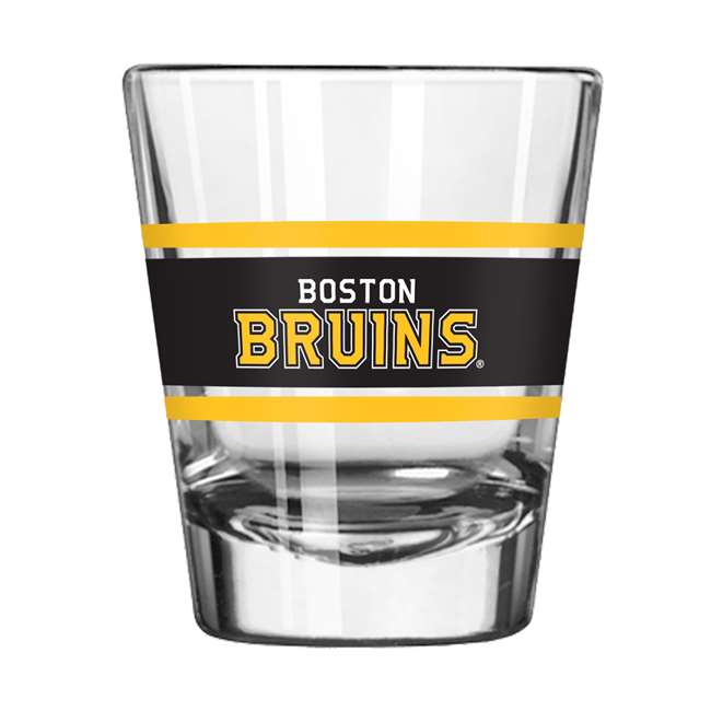 Boston Bruins 2oz Stripe Shot Glass