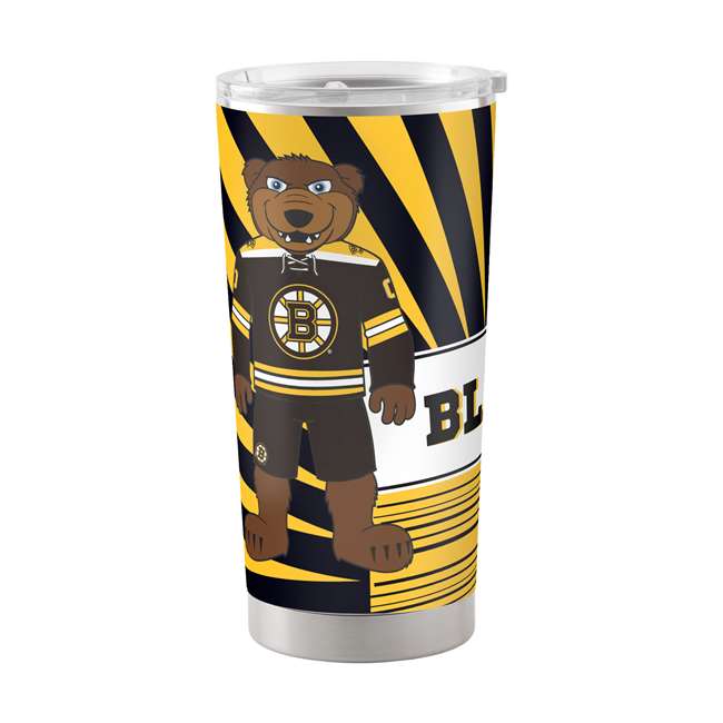 Boston Bruins 20oz Mascot Stainless Steel Tumbler