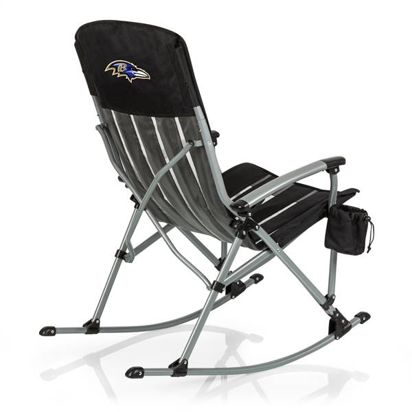 Baltimore Ravens Outdoor Rocking Camp Chair