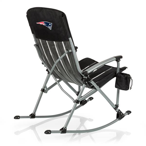 New England Patriots Outdoor Rocking Camp Chair