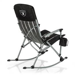 Las Vegas Raiders Outdoor Rocking Camp Chair