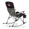 San Francisco 49ers Outdoor Rocking Camp Chair
