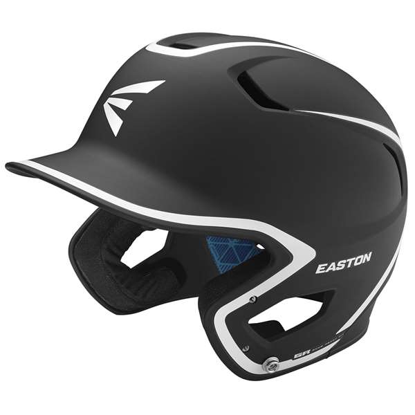 Easton Z5 2.0 Matte Two-Tone Batting Helmet - Senior BLACK/WHITE 