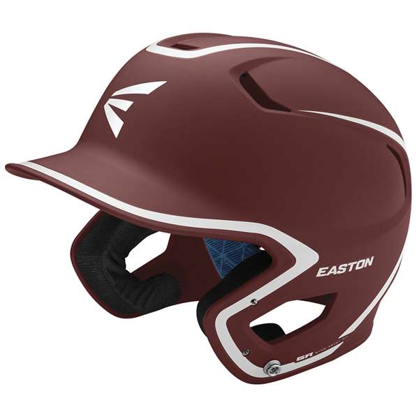 Easton Z5 2.0 Matte Two-Tone Batting Helmet - Senior MAROON/WHITE 