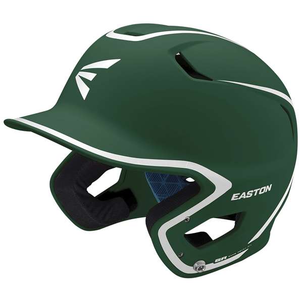 Easton Z5 2.0 Matte Two-Tone Batting Helmet - Junior GREEN/WHITE 