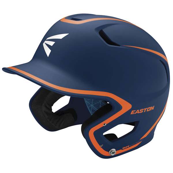 Easton Z5 2.0 Matte Two-Tone Batting Helmet - Junior NAVY/ORANGE 