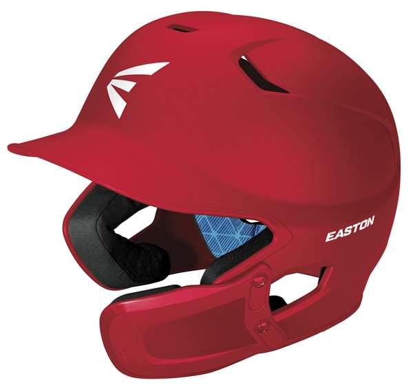 Easton Z5 2.0 Baseball Batting Helmet with Universal Jaw Guard - Senior RED 