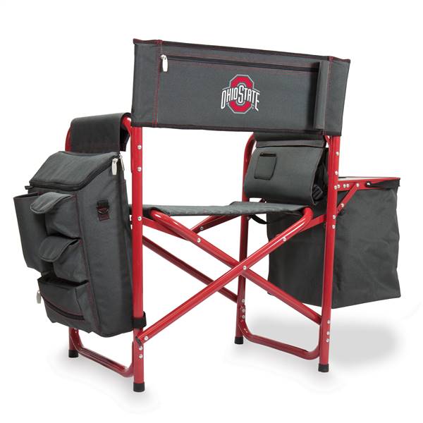 Ohio State Buckeyes Fusion Camping Chair with Cooler