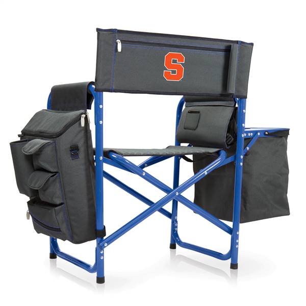 Syracuse Orange Fusion Camping Chair with Cooler