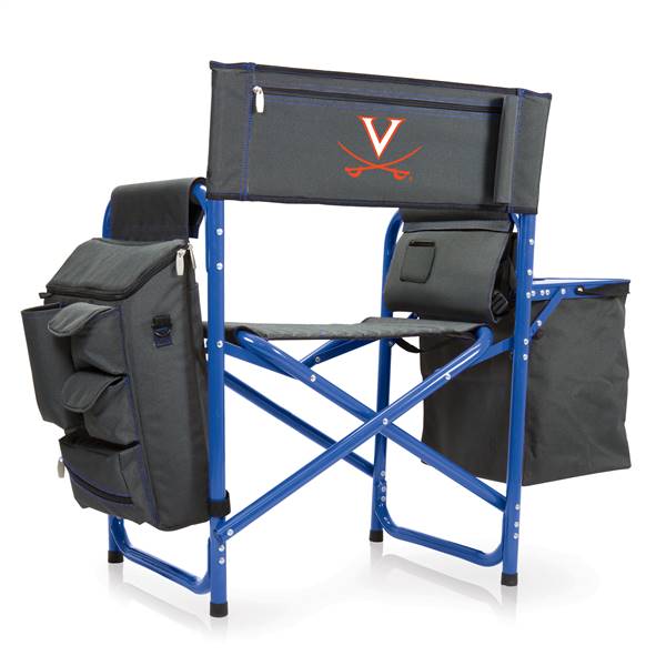 Virginia Cavaliers Fusion Camping Chair with Cooler
