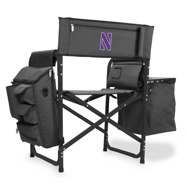 Northwestern Wildcats Fusion Camping Chair with Cooler