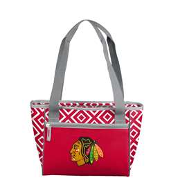 Chicago Blackhawks  16 can Double Diamond Cooler Totel