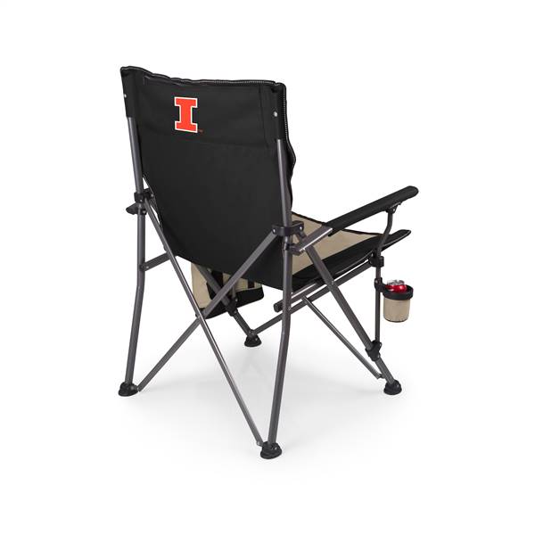 Illinois Fighting Illini XL Camp Chair with Cooler