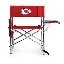 Kansas City Chiefs Folding Sports Chair with Table  