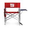 New York Giants Folding Sports Chair with Table  