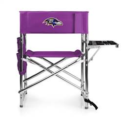Baltimore Ravens Folding Sports Chair with Table