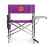Clemson Tigers Folding Sports Chair with Table