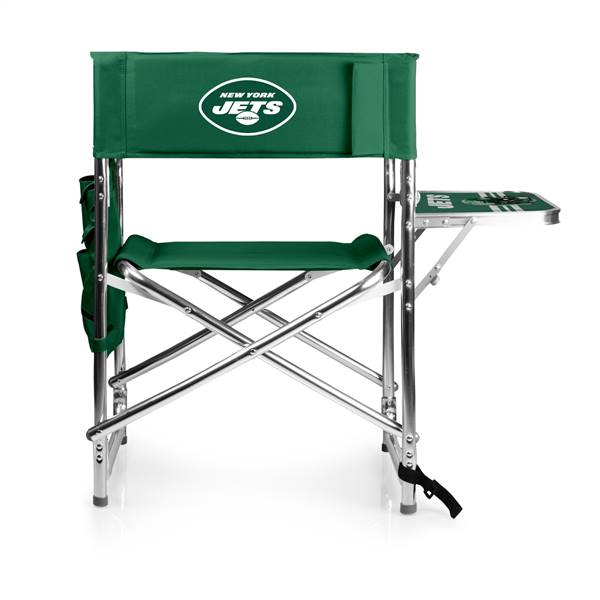 New York Jets Folding Sports Chair with Table