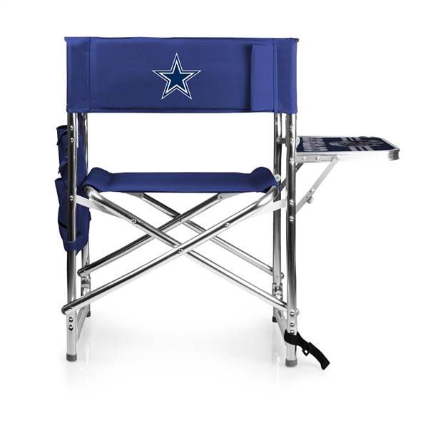 Dallas Cowboys Folding Sports Chair with Table