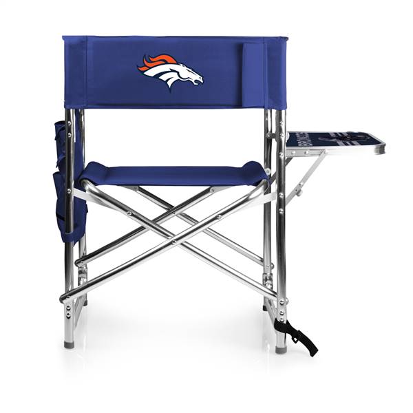 Denver Broncos Folding Sports Chair with Table