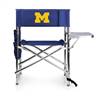 Michigan Wolverines Folding Sports Chair with Table