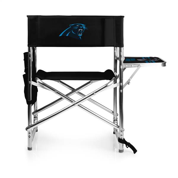 Carolina Panthers Folding Sports Chair with Table