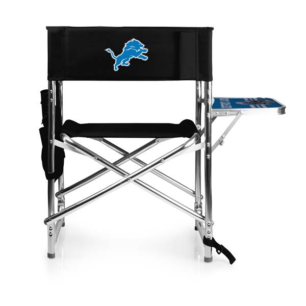 Detroit Lions Folding Sports Chair with Table  