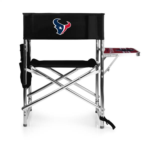 Houston Texans Folding Sports Chair with Table