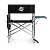 Miami Dolphins Folding Sports Chair with Table