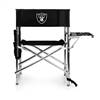 Las Vegas Raiders Folding Sports Chair with Table