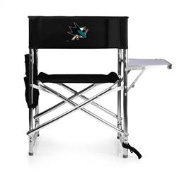 San Jose Sharks Folding Sports Chair with Table