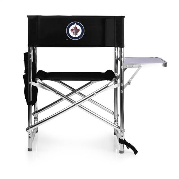 Winnipeg Jets Folding Sports Chair with Table