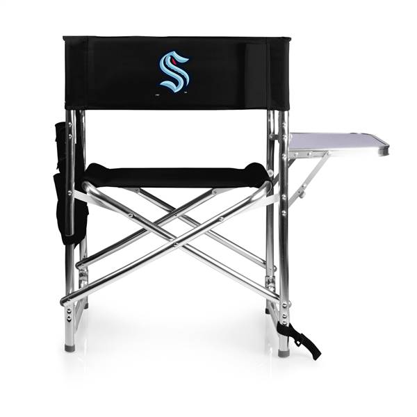 Seattle Kraken Folding Sports Chair with Table