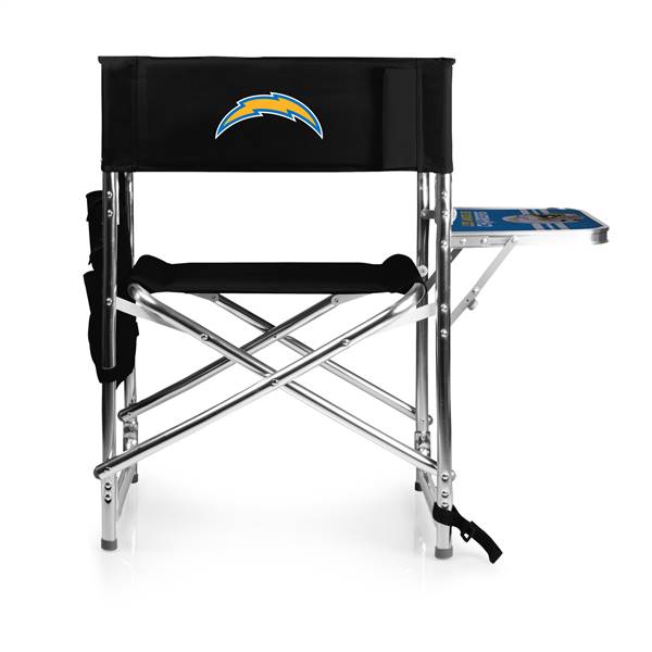 Los Angeles Chargers Folding Sports Chair with Table