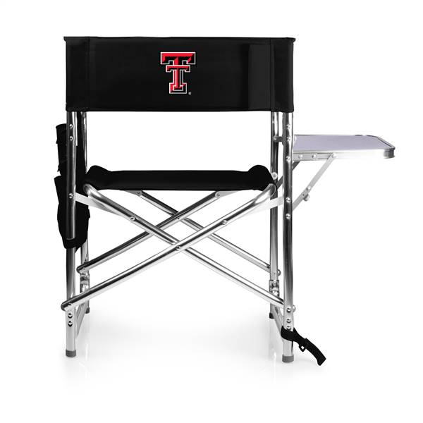 Texas Tech Red Raiders Folding Sports Chair with Table